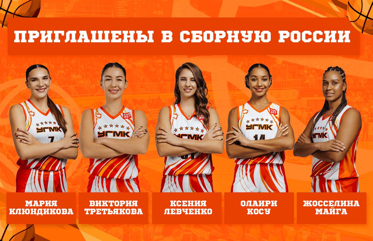 Игроки УГМК вызваны в национальную сборную