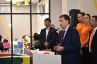 20.09.19 "Лисицы" посетили открытие Gold's Gym