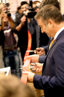 20.09.19 "Лисицы" посетили открытие Gold's Gym