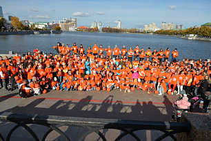 Рекорд России по ведению мяча установили в Екатеринбурге